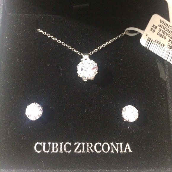 Giani Bernini set of earrings and necklace - Picture 2 of 3